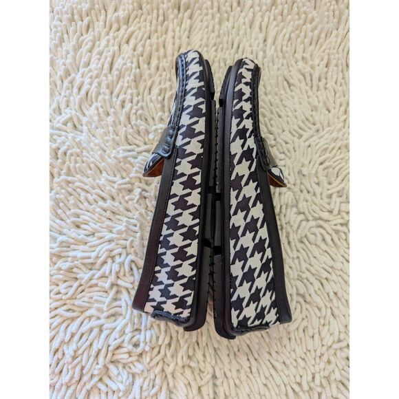 NWOT Flag LTD. Women's Morgan Nappa Grove houndstooth loafers  Sz 10M - Picture 6 of 8